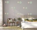 Flower Pattern Wall Sticker